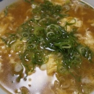 ふわふわ卵ネギ醤油ラーメン